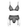 Shibu Ensemble Lingerie 3 Pièces Noir | Fauxseins.fr