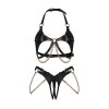 Anyya ensemble ouvert 2 pièces - Noir Obsessive