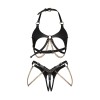 Anyya ensemble ouvert 2 pièces - Noir Obsessive