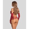 Rossay ensemble ouvert 4 pièces - Rouge Obsessive