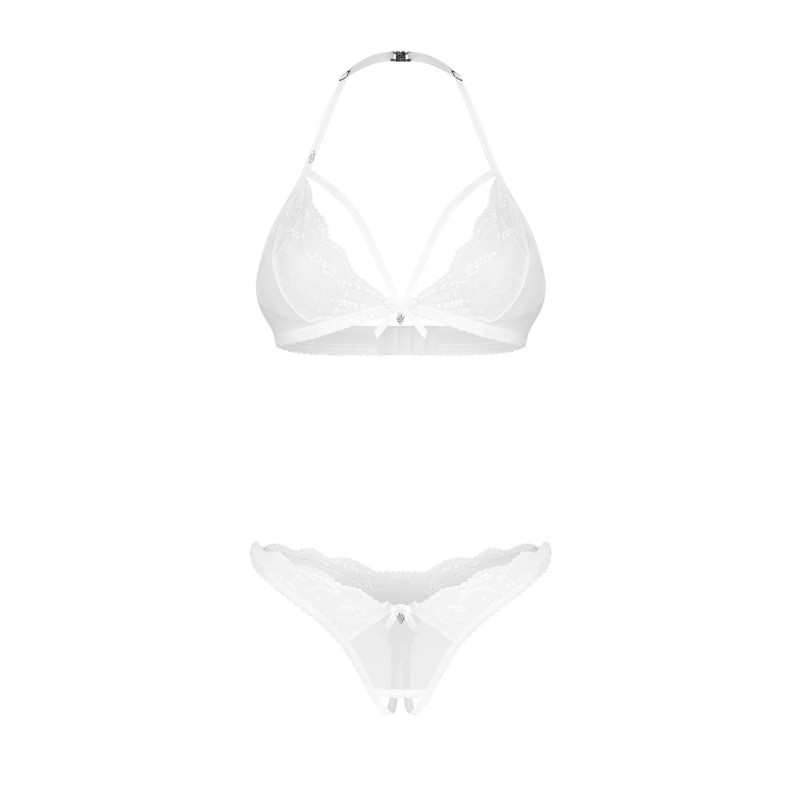 Weddya ensemble de lingerie 3 pièces - Blanc Obsessive