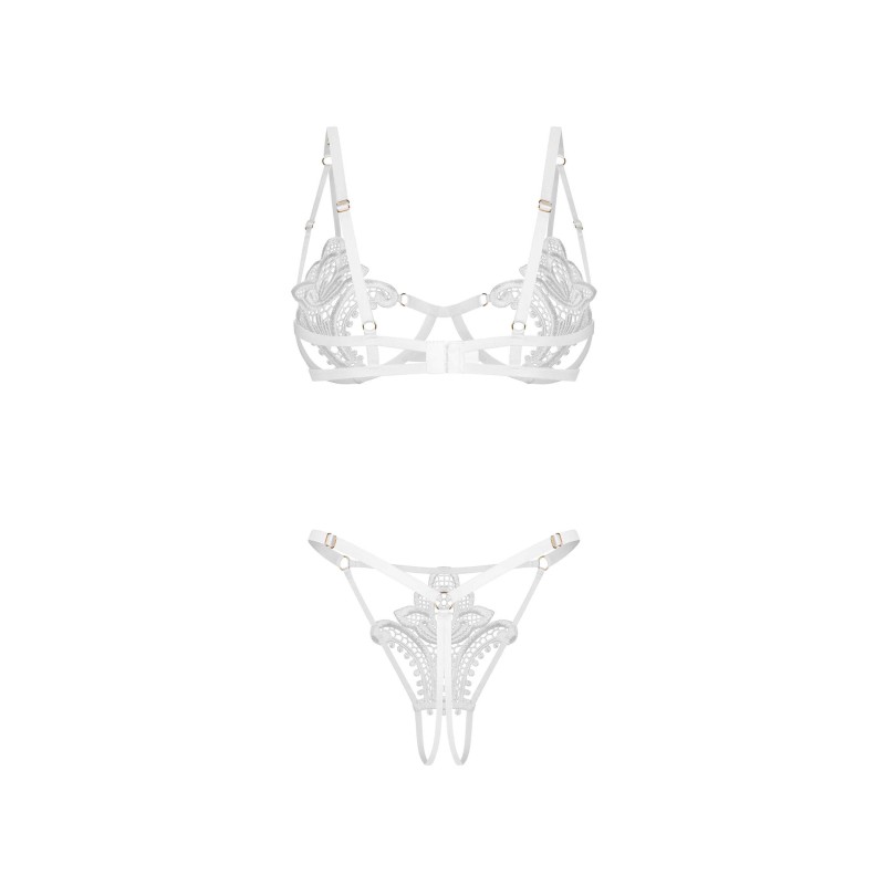Luise Sublim ensemble ouvert 2 pièces - Blanc Obsessive