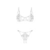 Luise Sublim ensemble ouvert 2 pièces - Blanc Obsessive