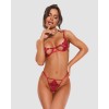 Luise Sublim ensemble ouvert 2 pièces - Rouge Obsessive