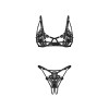 Luise Sublim ensemble ouvert 2 pièces - Noir Obsessive