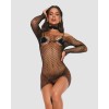 Sashalla ensemble de lingerie 4 pièces - Noir Obsessive