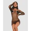 Sashalla Ensemble Lingerie 4 Pièces Noir | Fauxseins.fr