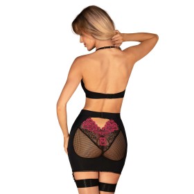 Rosenty ensemble Top et Jupe - Noir Obsessive