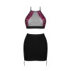 Rosenty ensemble Top et Jupe - Noir Obsessive