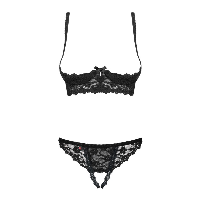 Letica Ensemble ouvert 2 pcs  - Noir Obsessive