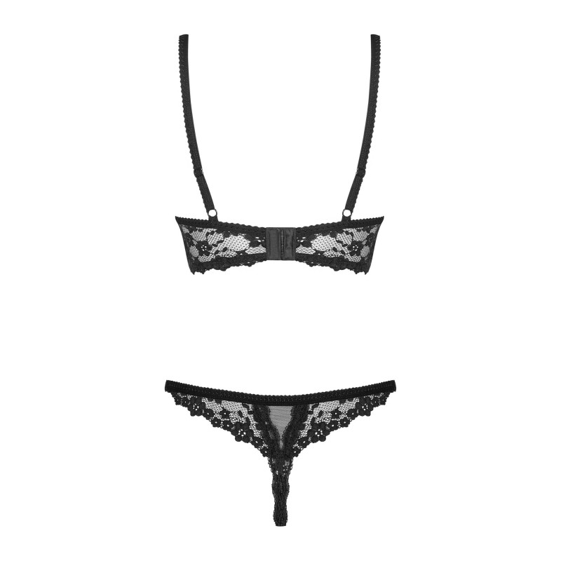 Letica Ensemble ouvert 2 pcs  - Noir Obsessive