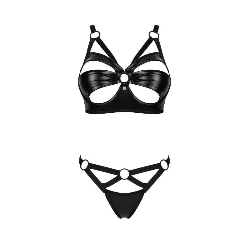 Ensemble Lingerie 2 Pièces Armares Noir | Fauxseins.fr