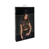 F303 Top Dentelle Col Montant | Lingerie Féminisation