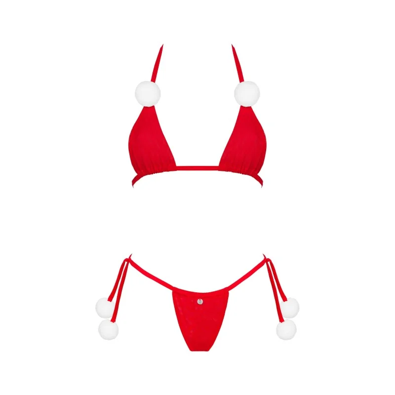 Bobble Girl Ensemble Lingerie 2 Pièces Rouge | Fauxseins.fr