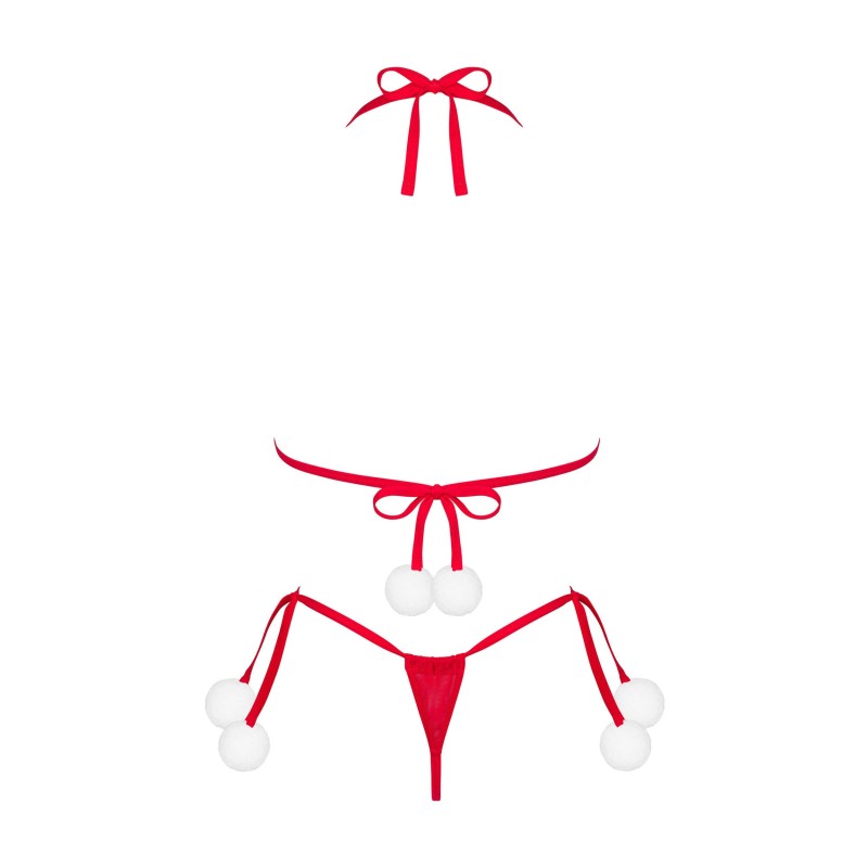 Bobble Girl ensemble 2 pièces - Rouge Obsessive