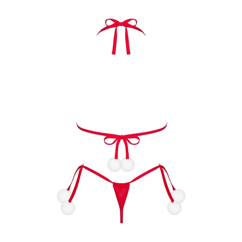 Bobble Girl Ensemble Lingerie 2 Pièces Rouge | Fauxseins.fr
