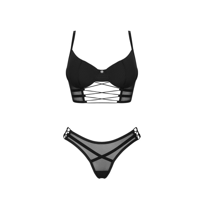 Roxelia ensemble 2 pièces - Noir Obsessive
