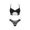 Roxelia Ensemble Lingerie 2 Pièces Noir | Fauxseins.fr