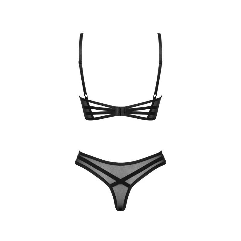 Roxelia Ensemble Lingerie 2 Pièces Noir | Fauxseins.fr