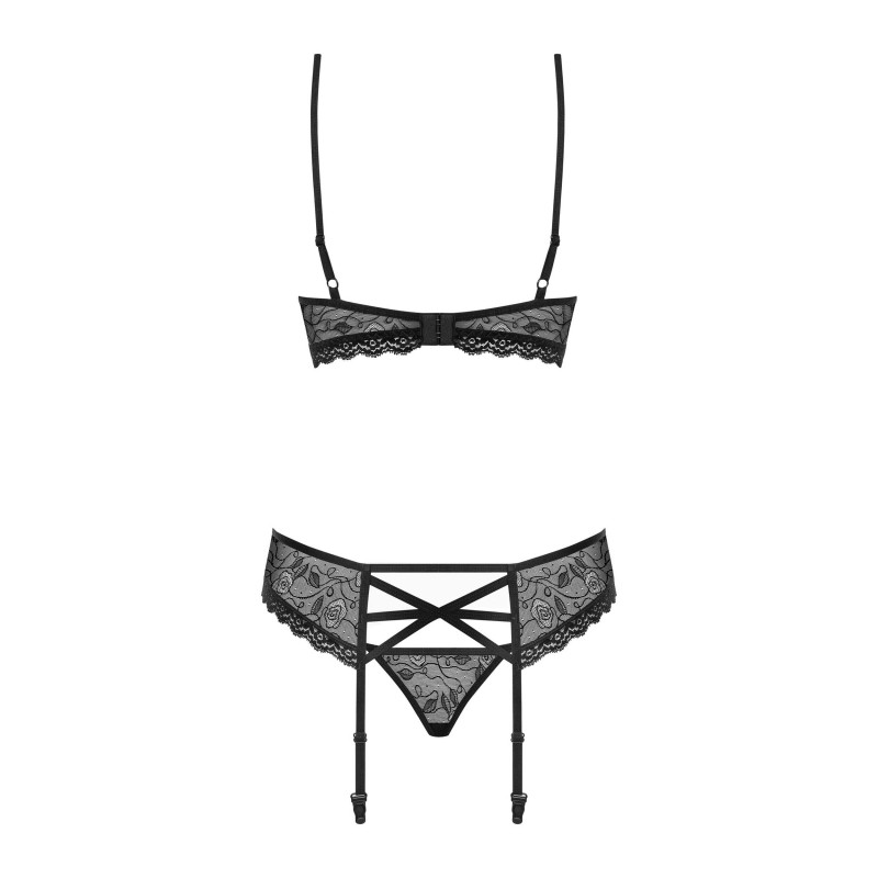 818-SEG-1 Ensemble 3 pcs - Noir Obsessive