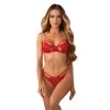 Matildea Ensemble Lingerie Ouvert Rouge | Fauxseins.fr