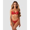 Matildea ensemble lingerie ouvert rouge Obsessive