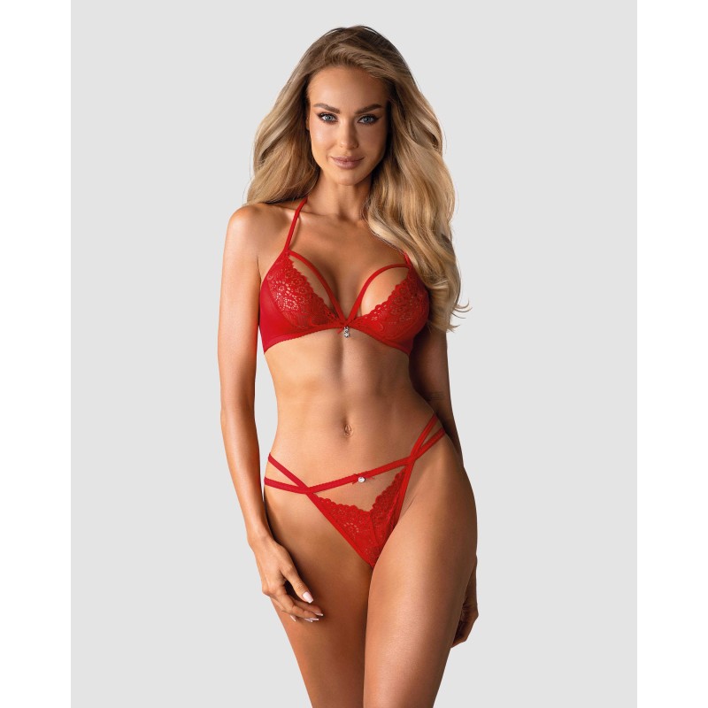 838-SET-3 Ensemble 2 pcs - Rouge Obsessive