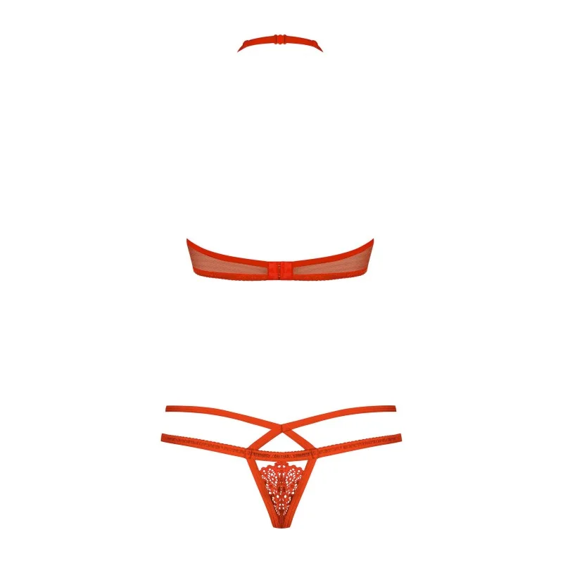 Ensemble Lingerie 2 pièces Rouge | Fauxseins.fr