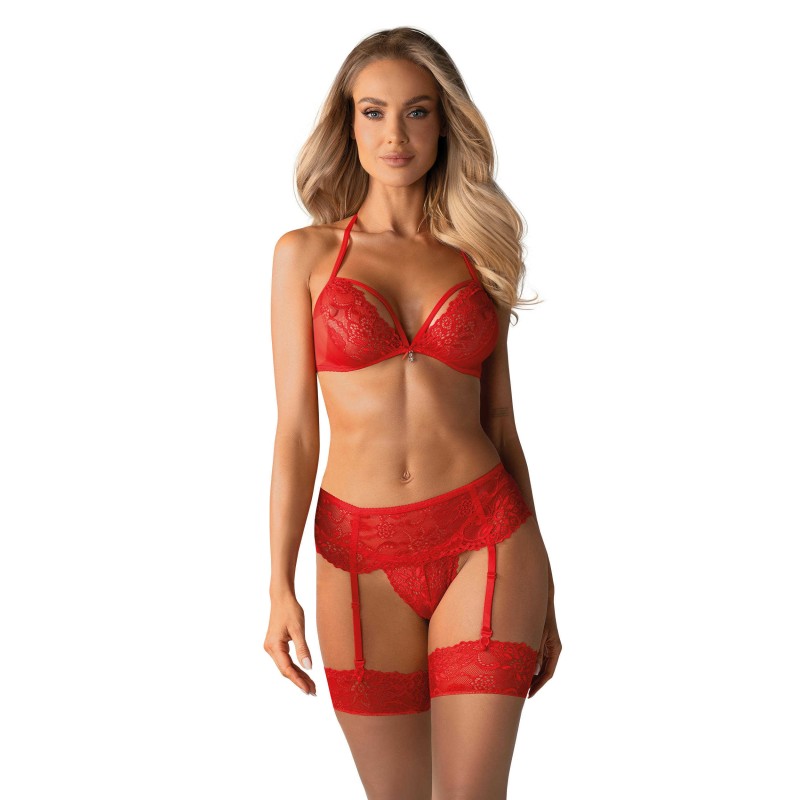 838-SEG-3 Ensemble 3 pcs - Rouge Obsessive