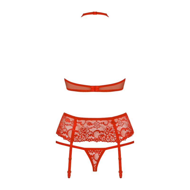838-SEG-3 Ensemble 3 pcs - Rouge Obsessive