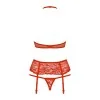 Ensemble Lingerie 3 Pièces Rouge | Féminisation | Fauxseins.fr