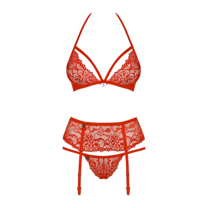 838-SEG-3 Ensemble 3 pcs - Rouge Obsessive
