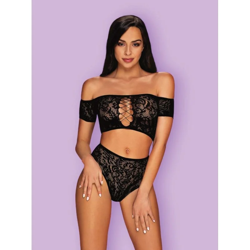 Inessita Ensemble Lingerie 2 pièces Noir | Fauxseins.fr