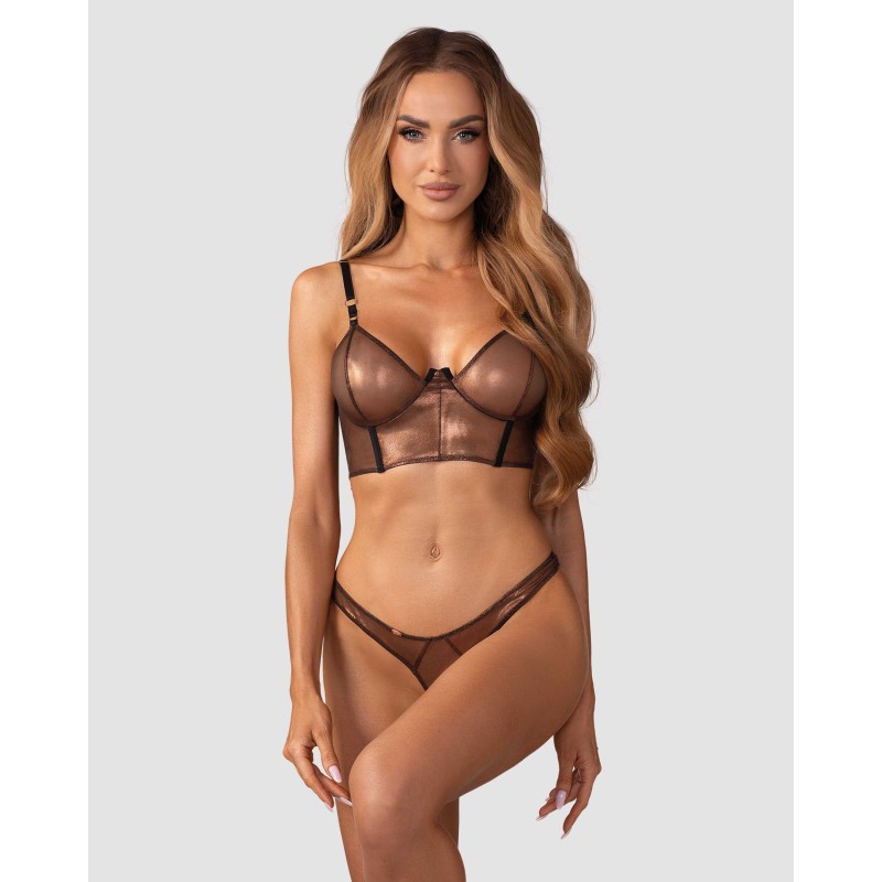 Soranna top et string ouvert Obsessive