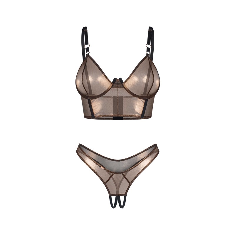 Soranna top et string ouvert Obsessive