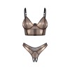 Soranna top et string ouvert Obsessive