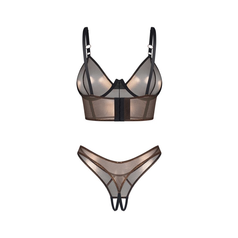 Soranna top et string ouvert Obsessive