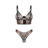 Soranna top et string ouvert Obsessive