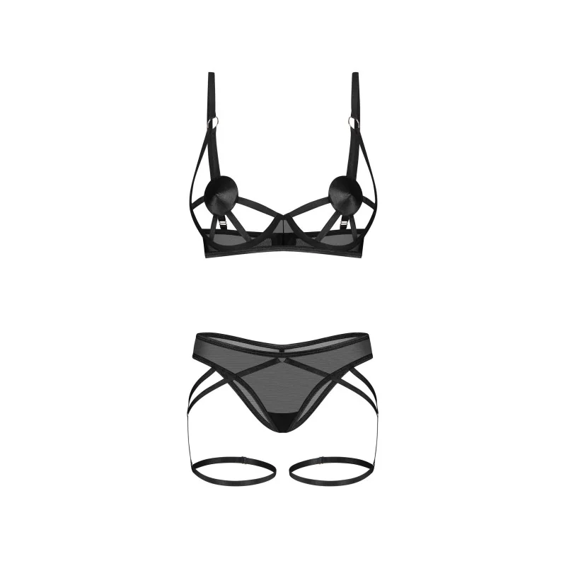 Euridia Ensemble Lingerie 2 Pièces Noir | Fauxseins.fr