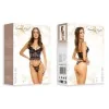 Saphira Ensemble Lingerie 2 Pièces Noir et Bleu | Fauxseins.fr