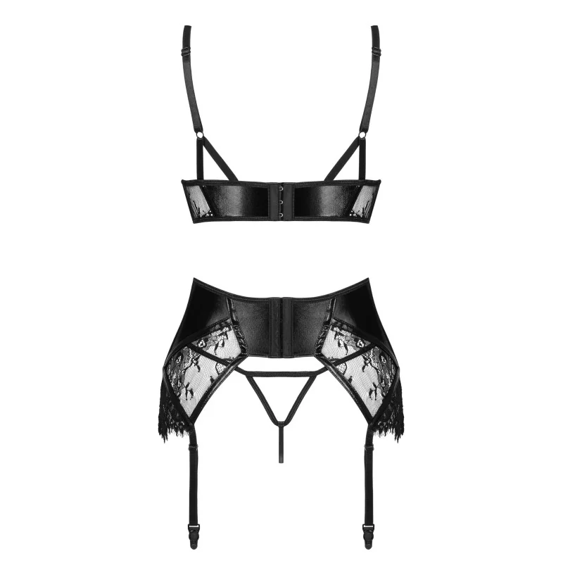 Leonela Ensemble Lingerie Noir | Fauxseins.fr