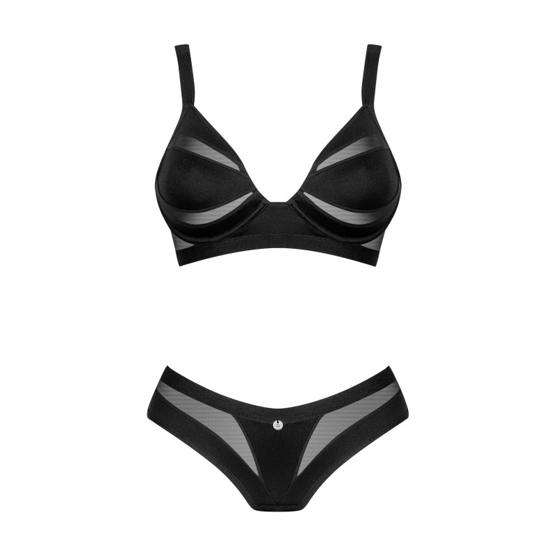 Chic Amoria ensemble 2 pièces - Noir Obsessive