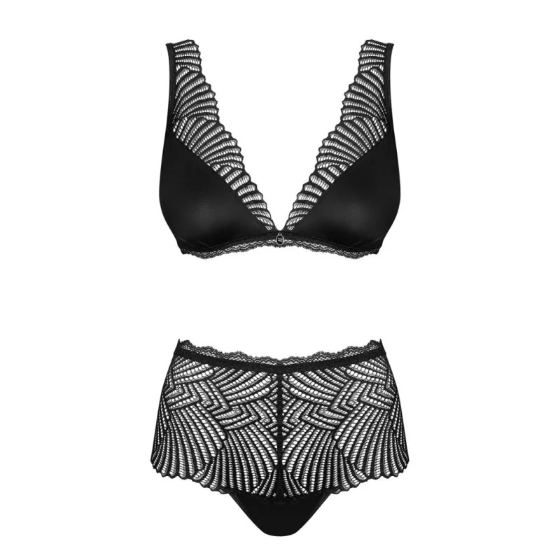 Klarita Ensemble Lingerie 2 pcs Noir | Fauxseins.fr