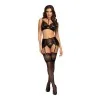 Noir Fantasy Set – Ensemble Lingerie Féminisation | Fauxseins.fr