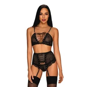 Basitta Ensemble Lingerie 3 pièces Noir | Fauxseins.fr