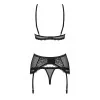 Basitta Ensemble Lingerie 3 pièces Noir | Fauxseins.fr