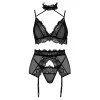 Velvet Sin Ensemble Lingerie Noir | Fauxseins.fr