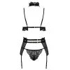Velvet Sin Ensemble Lingerie Noir | Fauxseins.fr