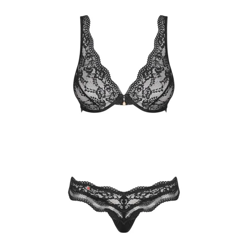Luvae Ensemble Lingerie 2 pièces Noir | Fauxseins.fr
