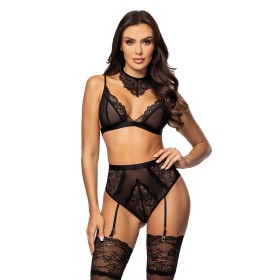 Cristalyn ensemble lingerie - Noir Beauty Night
